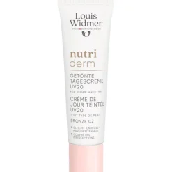 Louis Widmer Nutriderm Getinte Dagcrème UV SPF20 Bronze 02 Zonder Parfum 30 ML