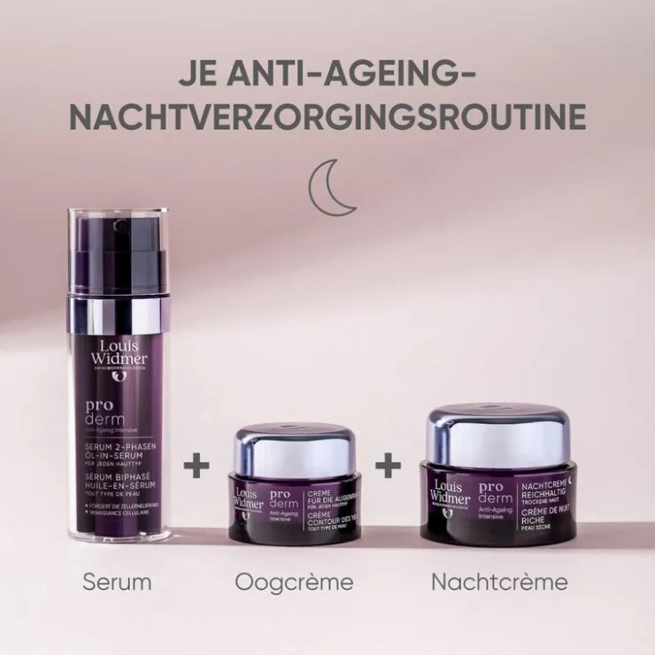 Louis Widmer Proderm Nachtcrème Zonder Parfum 50 ML