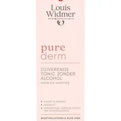 Louis Widmer Purederm Tonic Zonder Alcohol Met Parfum 200 ML