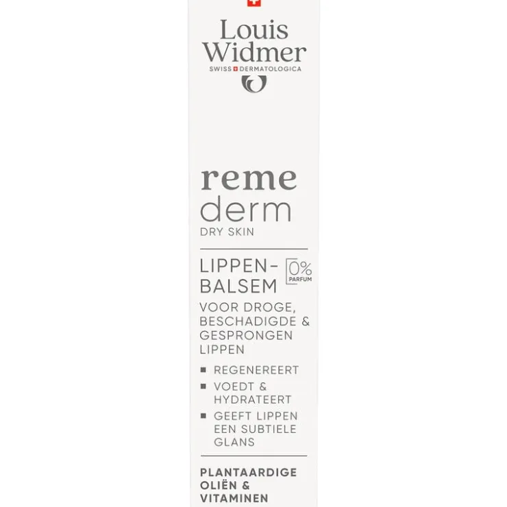 Louis Widmer Remederm Lippenbalsem Zonder Parfum 15 ML