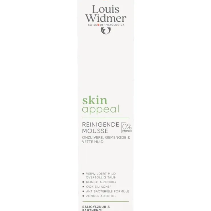 Louis Widmer Skinappeal Reinigende Mousse Zonder Parfum 150 ML