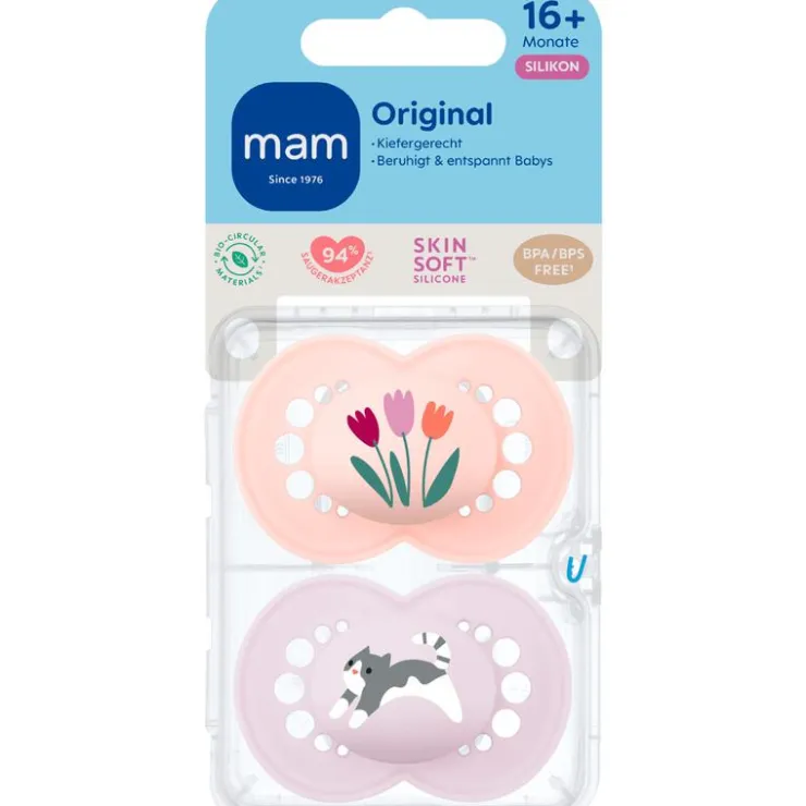 MAM Original Fopspenen 16+ maanden 2 stuks