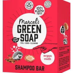 Marcels Green Soap Marcel's Green Soap Argan & Oudh Shampoo Bar 90 GR