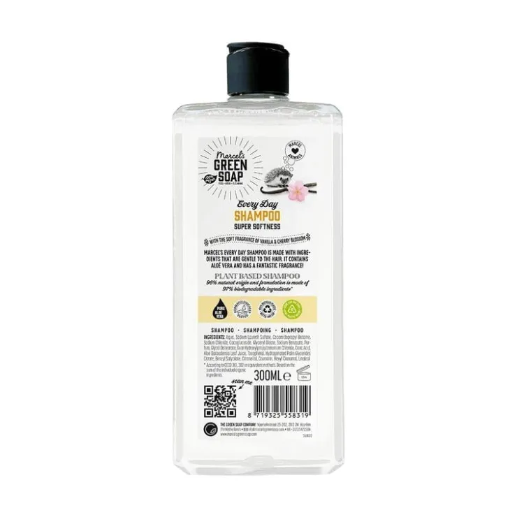Marcels Green Soap Marcel's Green Soap Vanilla & Cherry Blossom Every Day Shampoo 300 ML