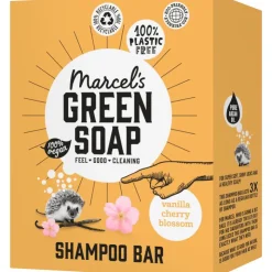 Marcels Green Soap Marcel's Green Soap Vanilla & Cherry Blossom Shampoo Bar 90 GR