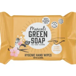 Marcels Green Soap Marcel's Green Soap Vanilla & Cherry Blossom Hygienische Handdoekjes