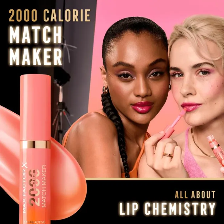 Max Factor 2000 Calorie PH Match Maker Lipgloss - Peach -
