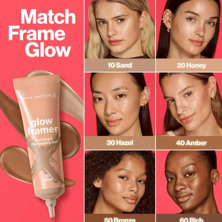 Max Factor Glow Framer bronzer en highlighter - Bruin -