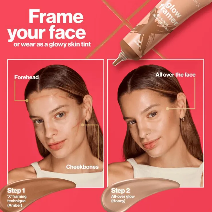Max Factor Glow Framer bronzer en highlighter - Brons -