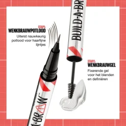 Maybelline New York BUILD A BROW Wenkbrauwpen/fixeergel 250 Blonde