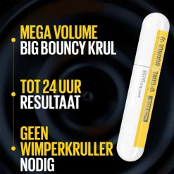 Maybelline New York Colossal Curl Bounce Waterproof Macara Very Black Mega Volume