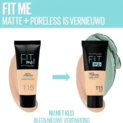 Maybelline New York Fit Me Matte + Poreless Foundation 101