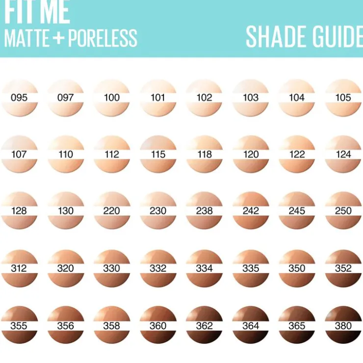 Maybelline New York Fit Me Matte + Poreless Foundation 30 ML