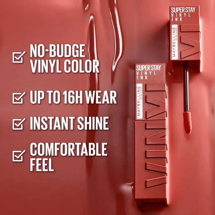 Maybelline New York SuperStay Vinyl Ink Lipstick 4,2 ML