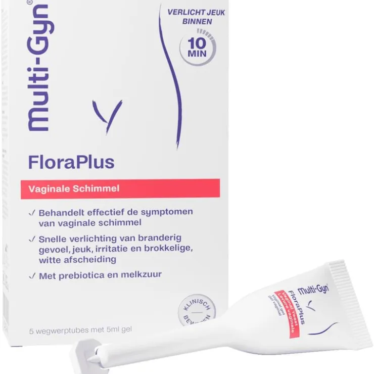 Multigyn Multi-Gyn FloraPlus Bij Vaginale Schimmel 5X5 ML