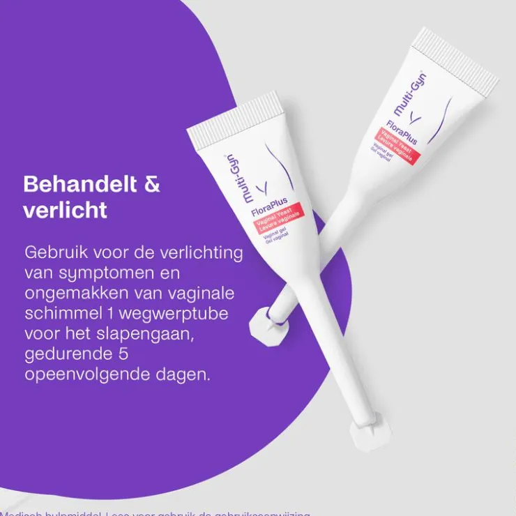 Multigyn Multi-Gyn FloraPlus Bij Vaginale Schimmel 5X5 ML