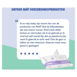 Naïf Plasticvrije Lotion Billendoekjes 24x54 stuks