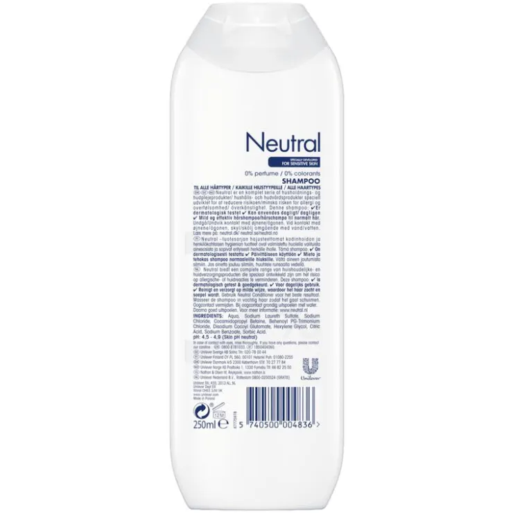 Neutral 0% Normaal Shampoo 250 ML