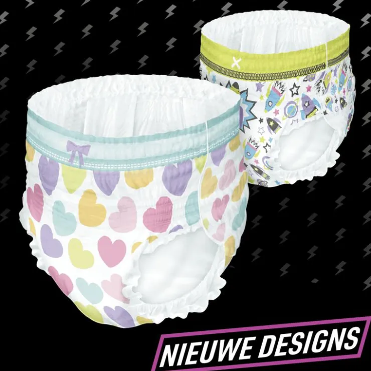 Ninjamas Pants Luierbroekjes Meisje Maat 7 4-7 Jaar 10 Stuks