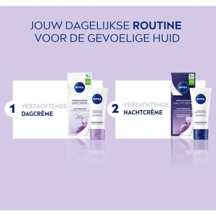 NIVEA Essentials Dagcrème +24H Sensitive SPF15 50 ML