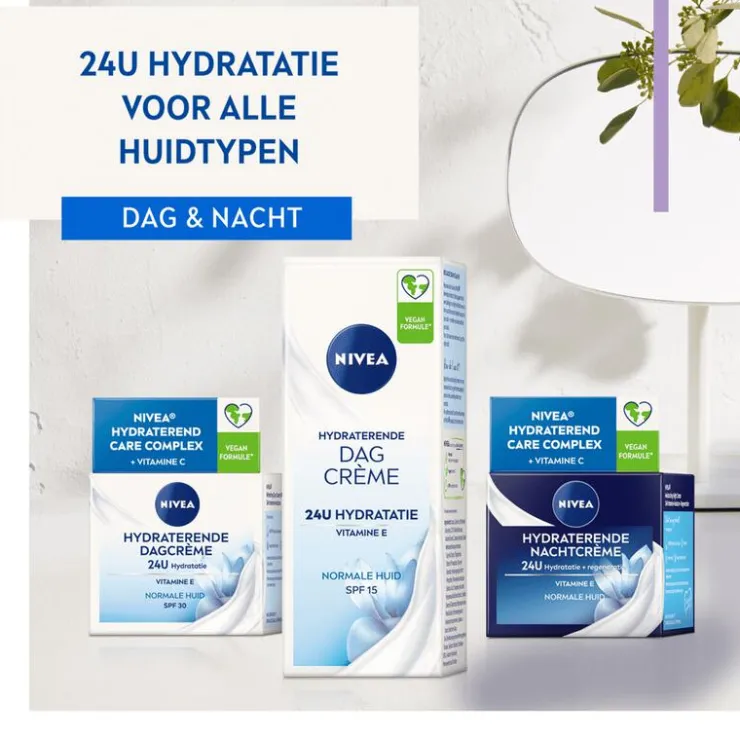 NIVEA Essentials +24h Hydraterende Dagcrème SPF15 50 ML