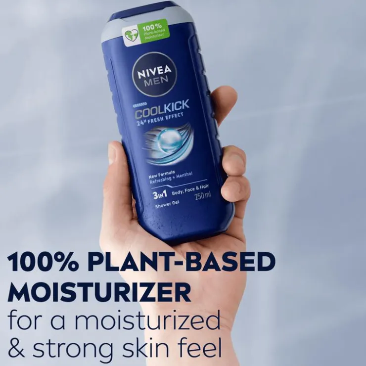 NIVEA MEN Cool Kick 3-in-1 Douchegel 250 ML
