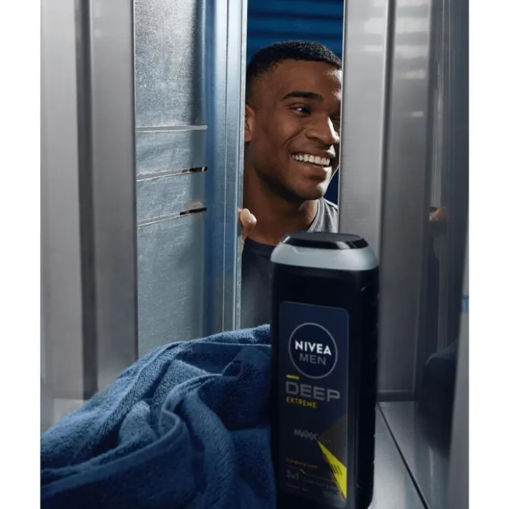 NIVEA MEN Deep Extreme 3-in-1 Douchegel 500 ML