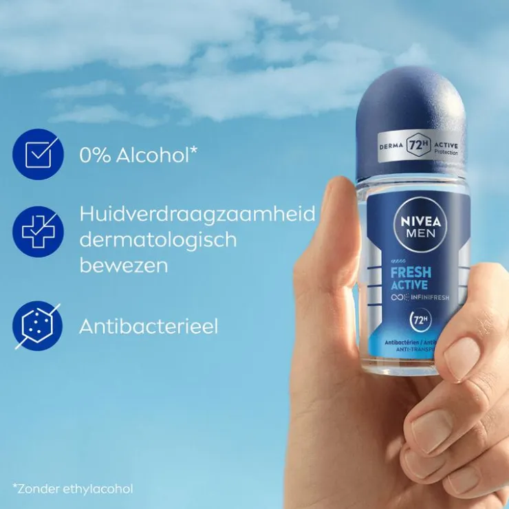 NIVEA MEN Fresh Active Deodorant Roller 50 ML