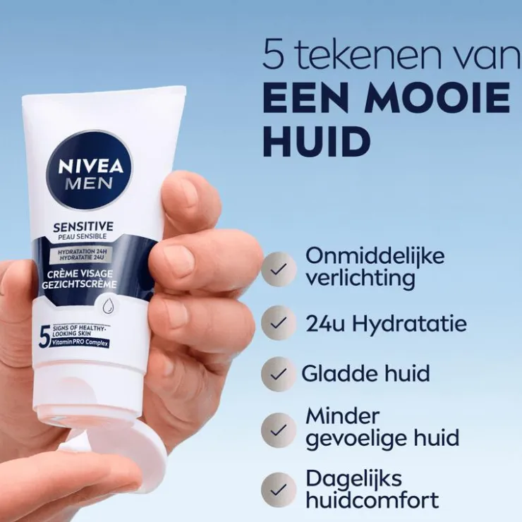 Heren NIVEA MEN Sensitive Gezichtscrème 75 ML
