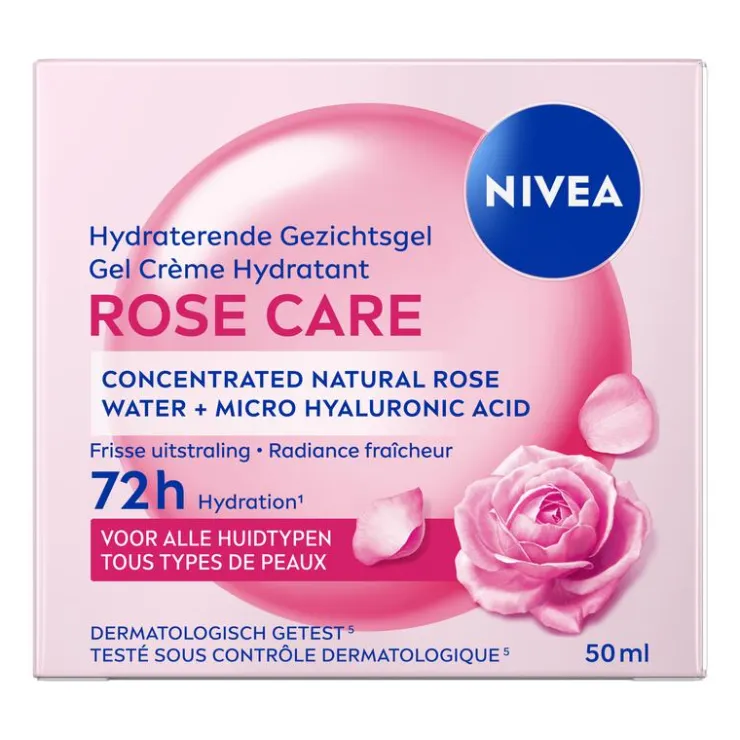 NIVEA Rose Care Hydraterende Gel Creme 50 ML