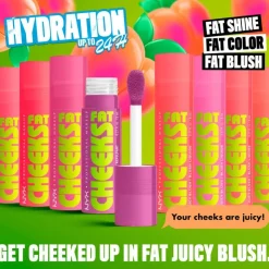 NYX Professional Makeup NYX Fat Cheeks Blush Bouncin Berry