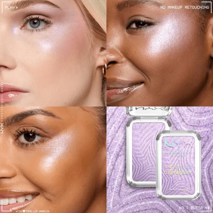 NYX Professional Makeup Buttermelt Highlighter 40 NO 1 BUTTA
