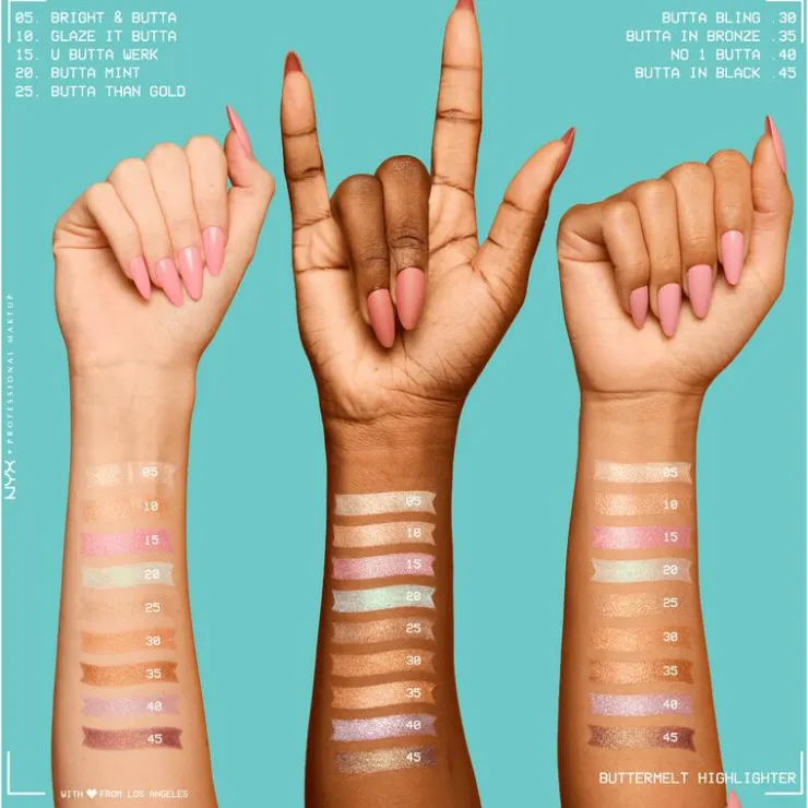 NYX Professional Makeup Buttermelt Highlighter 40 NO 1 BUTTA