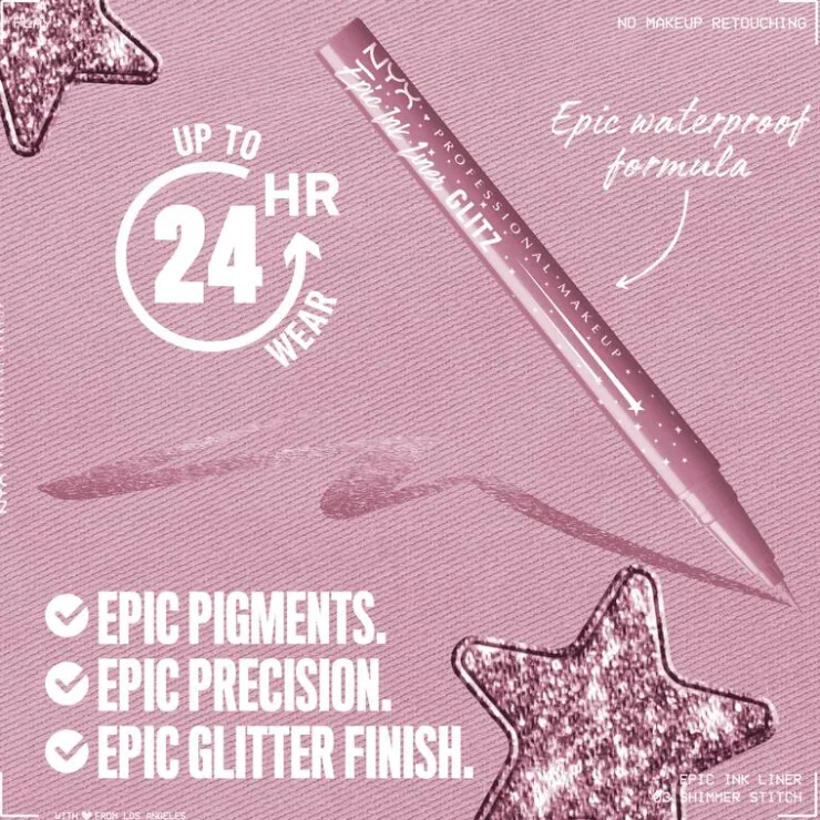 NYX Professional Makeup Epic Ink Linker Glitz 0