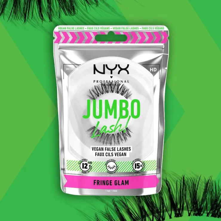 NYX Professional Makeup Jumbo Vegan False Lashes Fringe Glam