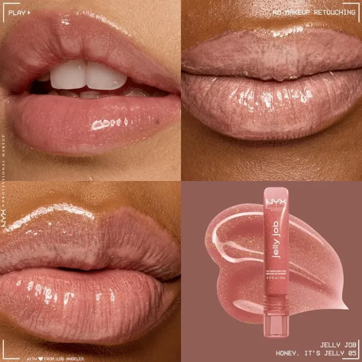 NYX Professional Makeup Jelly Job Lipgloss 05 Honey It's Jelly Bruin