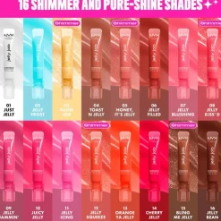 NYX Professional Makeup Jelly Job Lipgloss 07 Jelly Blushin Roze