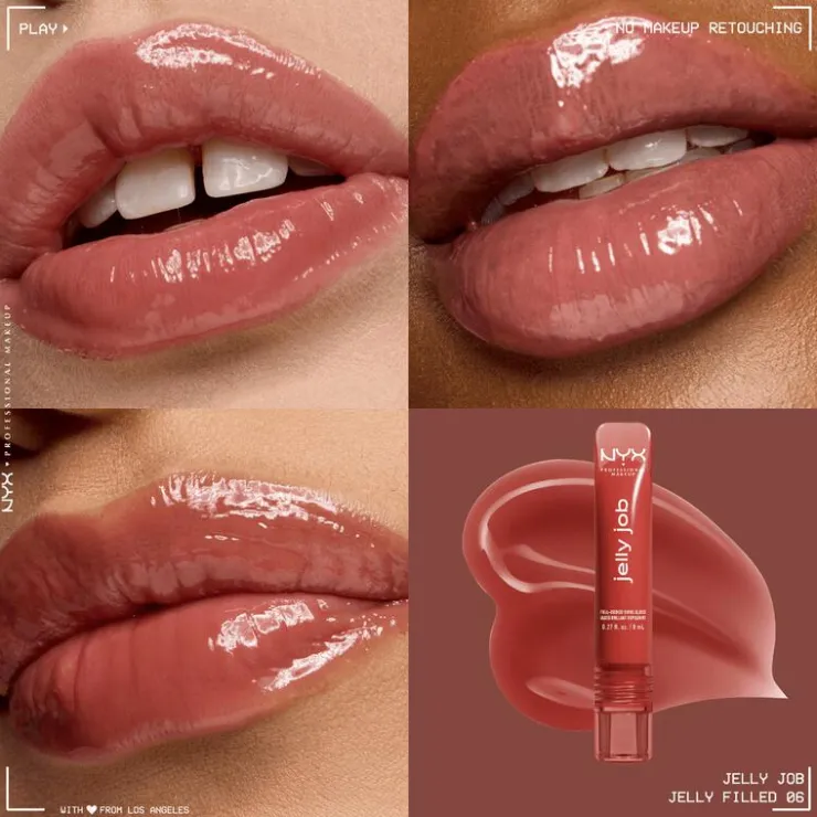 NYX Professional Makeup Jelly Job Lipgloss 06 Jelly Filled Rood