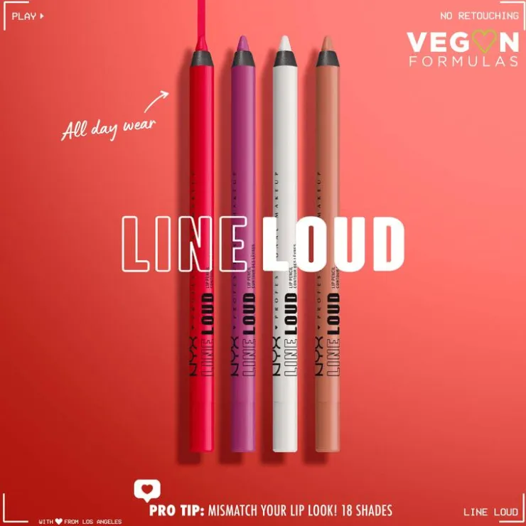 NYX Professional Makeup Line Loud Lip Liner 04