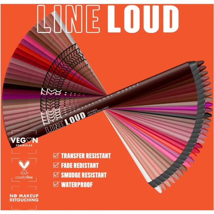 NYX Professional Makeup Line Loud Lip Liner Make A Statement