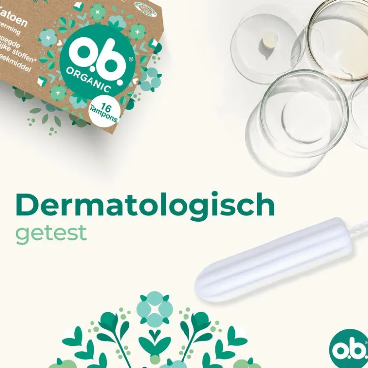 OB o.b.® Organic Cotton Super 16 Stuks