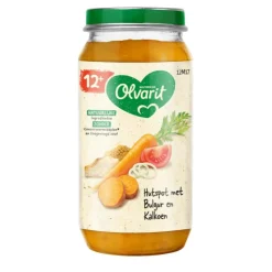 Olvarit Hutspot met Bulgur en Linzen 12 maanden