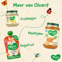 Olvarit Knijpfruit 6+ Peer Banaan 100 gram