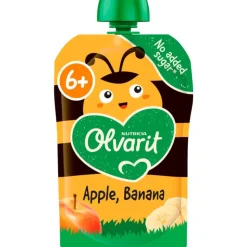 Olvarit Knijpfruit Appel Banaan