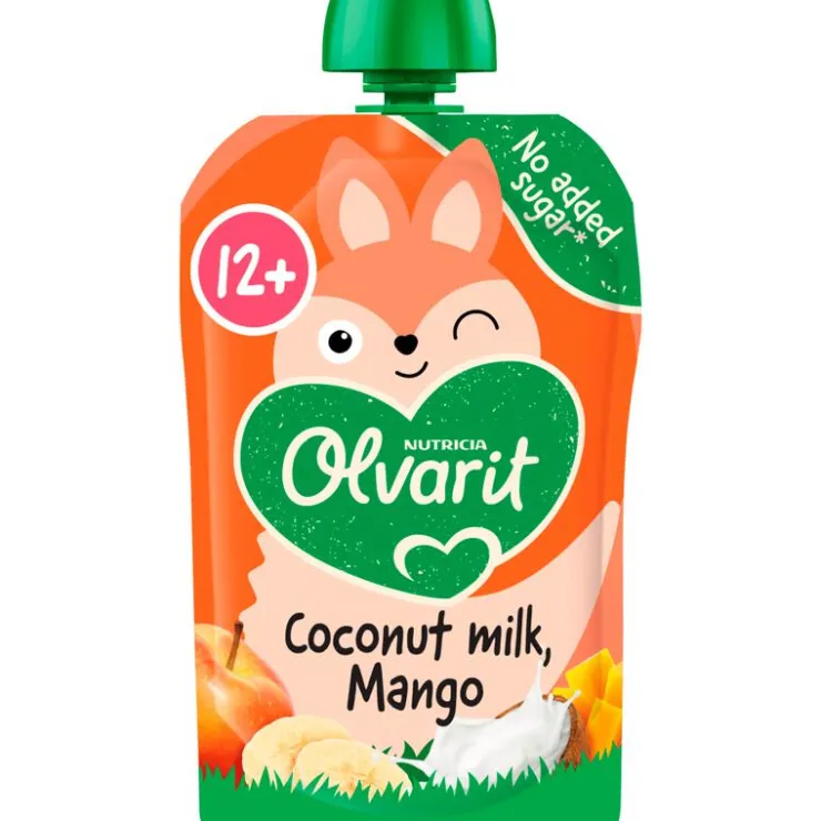 Olvarit Knijpfruit Kokosmelk Mango