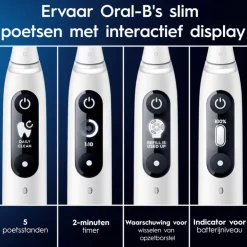Oral-B iO 6 Wit & Roze 2 Elektrische Tandenborstels By Braun