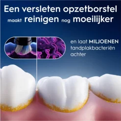 Oral-B iO Gentle Care Opzetborstels Zwart 4 Stuks