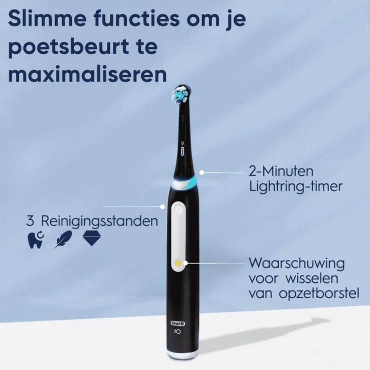 Oral-B iO 3S Zwart Elektrische Tandenborstel