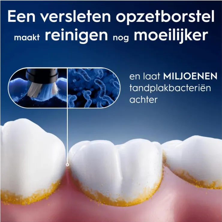 Oral-B iO Ultimate Clean Opzetborstels Zwart - 8 Stuks