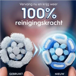 Oral-B iO Ultimate Clean Opzetborstels Zwart - 8 Stuks